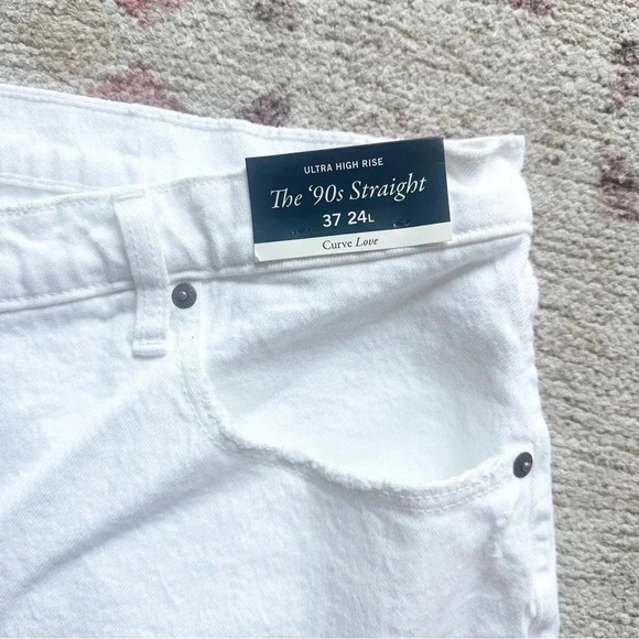 NWT Abercrombie & Fitch• Curve love ultra high rise 90’s straight jean plus size - Picture 6 of 7